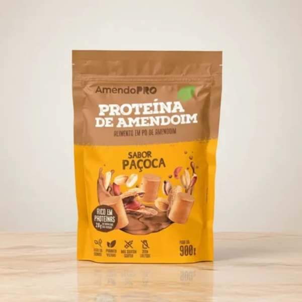 Proteína de Amendoim - Paçoca - 900g