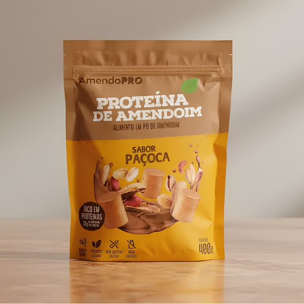 Proteína de Amendoim - Paçoca - 400g