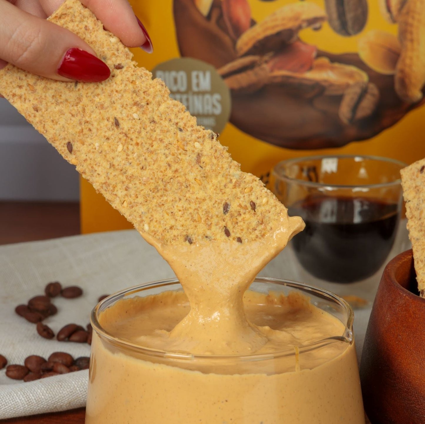 Proteína de Amendoim - Cappuccino - 900g