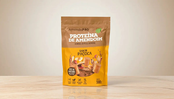 Proteína de Amendoim - Paçoca - 900g