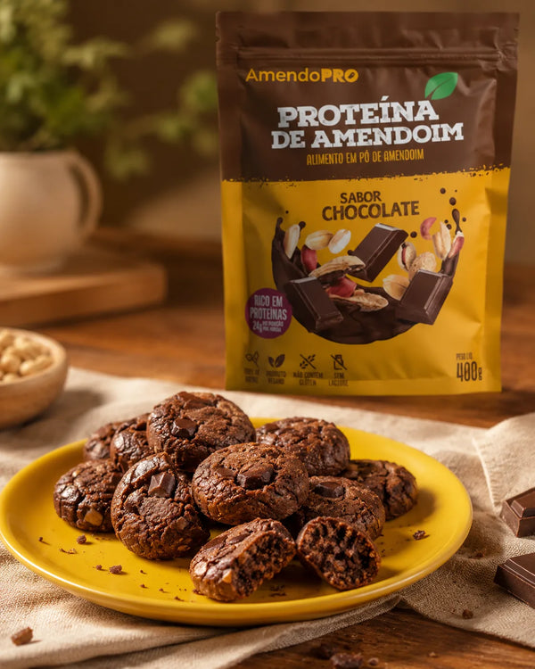 Cookies de Chocolate com AmendoPRO