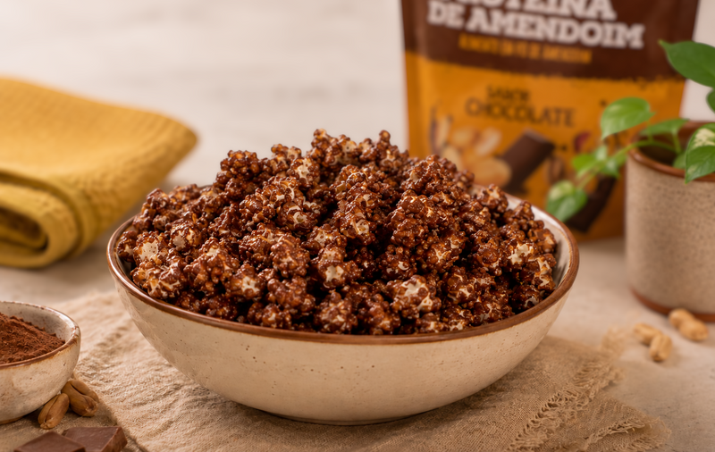 Pipoca de Chocolate