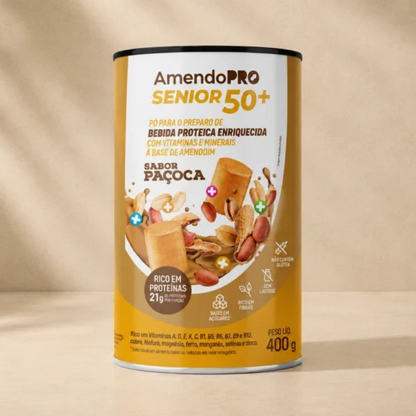 AmendoPRO Senior 50+ - Paçoca- 400g