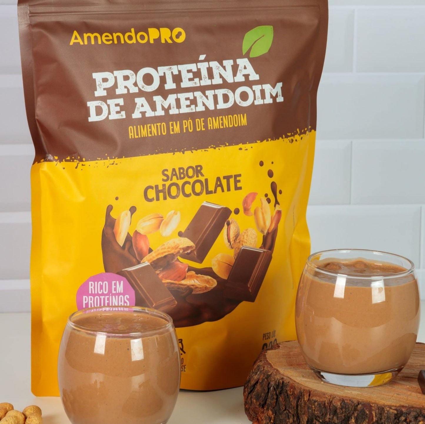 Proteína de Amendoim - Chocolate - 900g