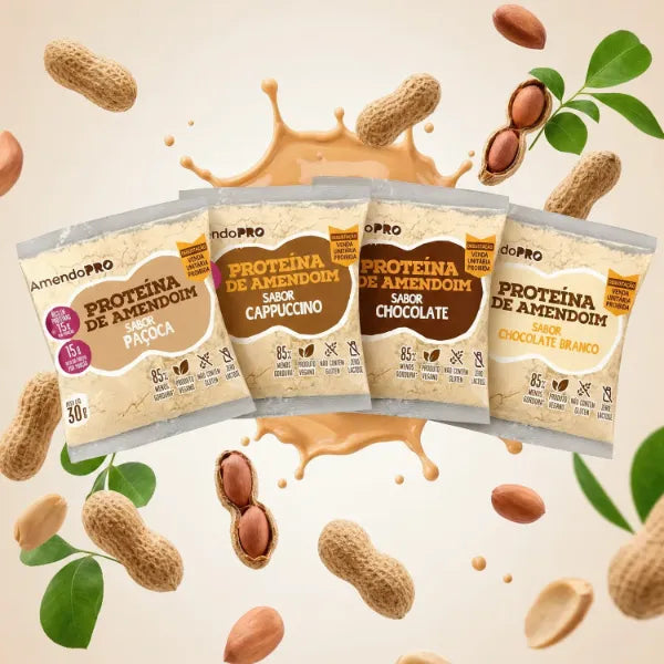Kit Descubra AmendoPRO –  120g (Kit Com 4 Sachês De 30g)