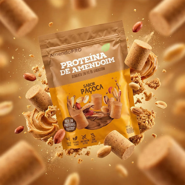 Proteína de Amendoim - Paçoca - 400g