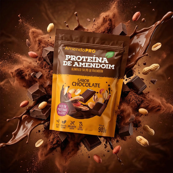 Proteína de Amendoim - Chocolate - 900g