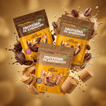 Proteína de Amendoim - 400g | Kit 3 Sabores (Chocolate, Cappuccino e Paçoca) - 2