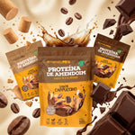 Proteína de Amendoim | Combo Paçoca 900g + Chocolate e Cappuccino 400g - 2