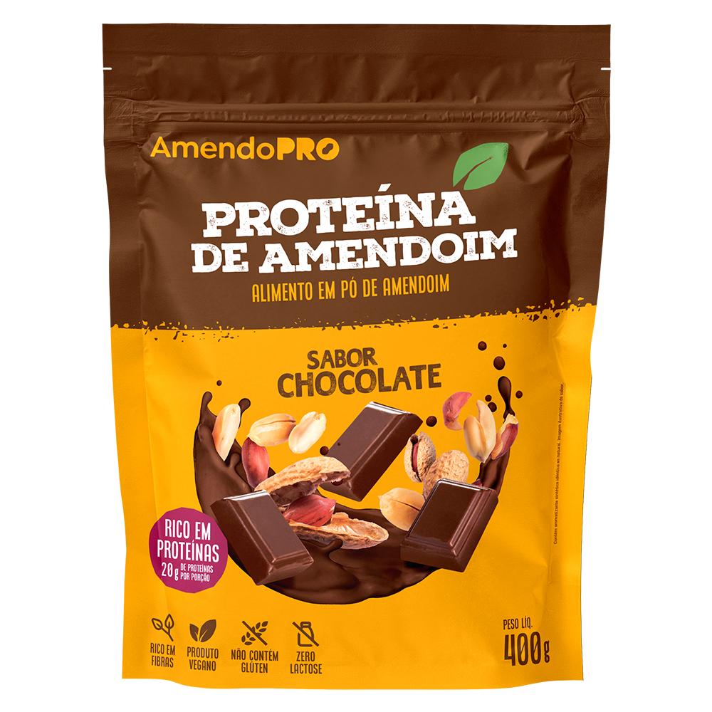 Proteína de Amendoim - Chocolate - 400g