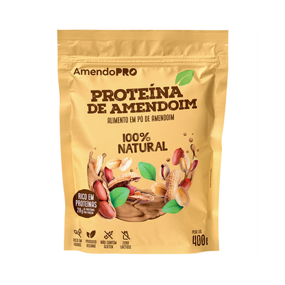 Proteína de Amendoim - 100% Natural - 400g