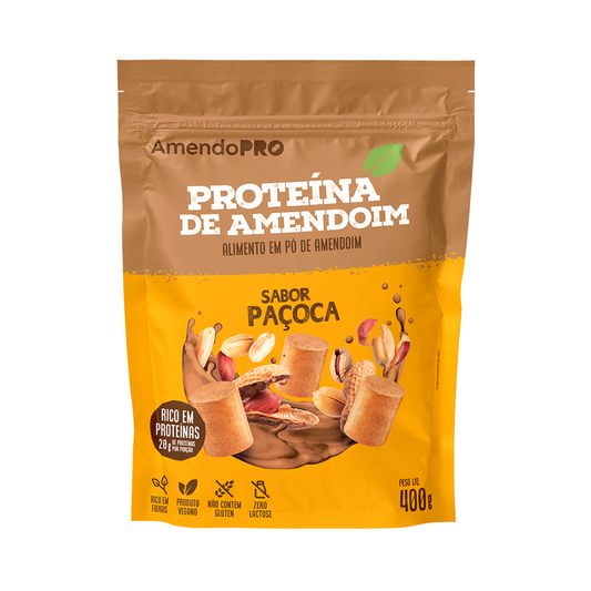 Proteína de Amendoim - Paçoca - 400g
