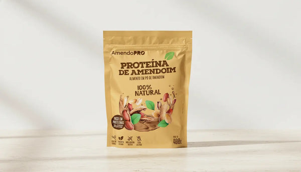 Proteína de Amendoim - 100% Natural - 400g
