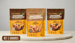 Proteína de Amendoim - 900g | Kit 3 Sabores (Chocolate, Cappuccino e Paçoca) - 4