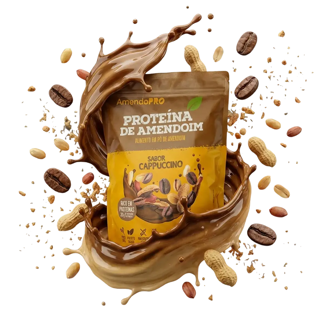 Proteína de Amendoim - Cappuccino - 400g