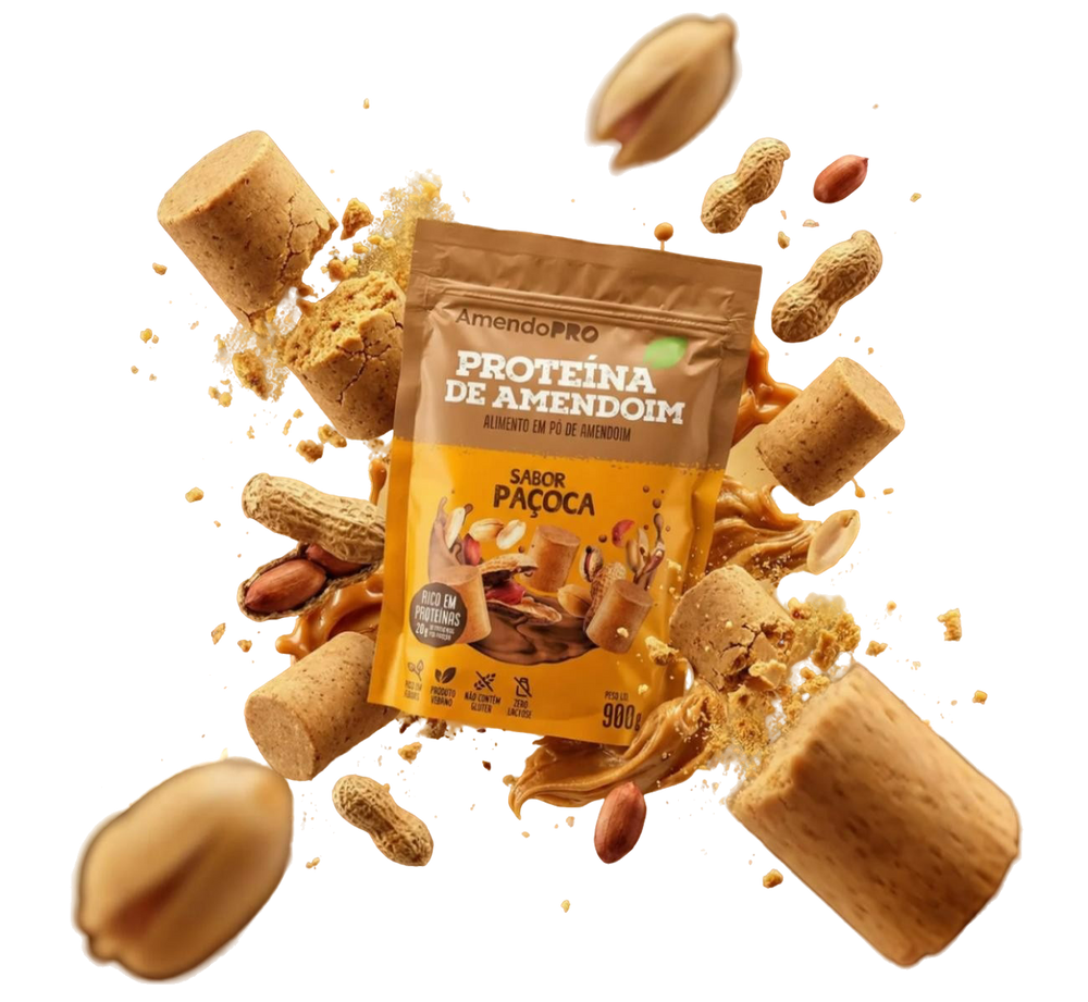 Proteína de Amendoim - Paçoca - 900g