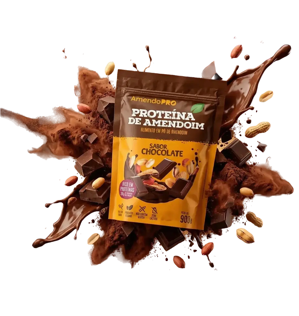 Proteína de Amendoim - Chocolate - 900g