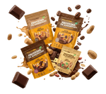 Proteína de Amendoim | Combo Paçoca, Chocolate e Cappuccino 900g + 100% Natural 400g - 3