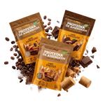 Proteína de Amendoim | Combo Paçoca 900g + Chocolate e Cappuccino 400g - 3