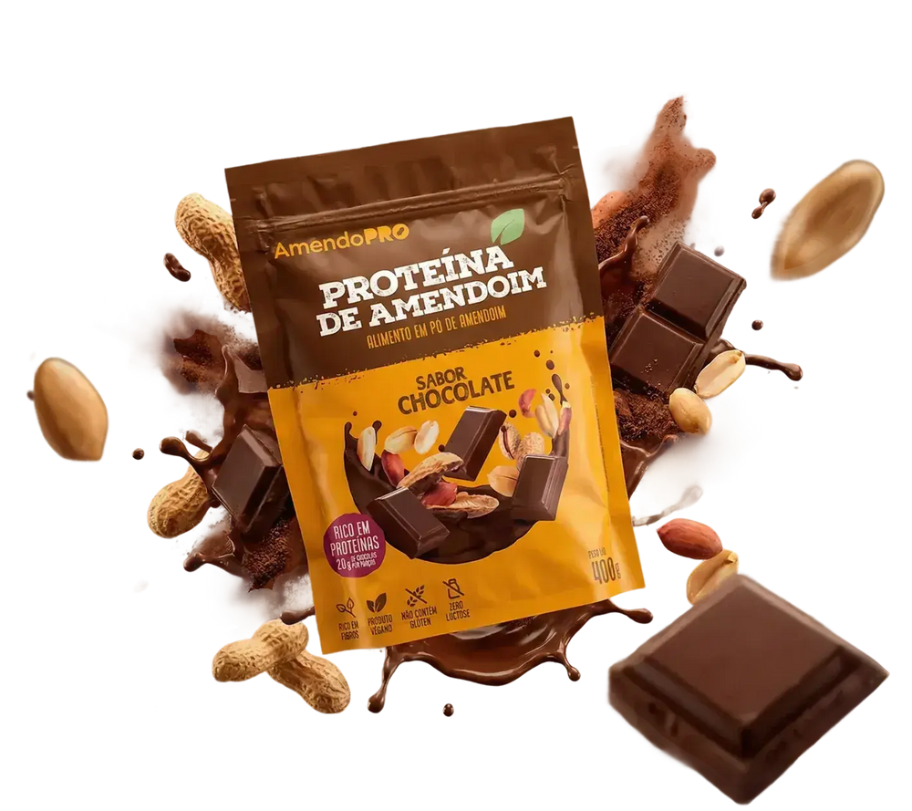 Proteína de Amendoim - Chocolate - 400g
