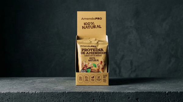 Proteína de Amendoim - 100% Natural 480g (Display com 12 Sachês de 40g)